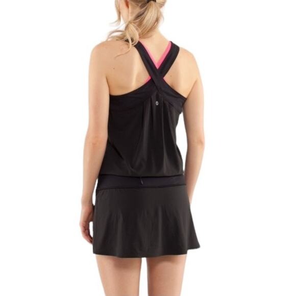 Lululemon Run For Your Money Black Mini Jumper Dress size 6 - Picture 2 of 10